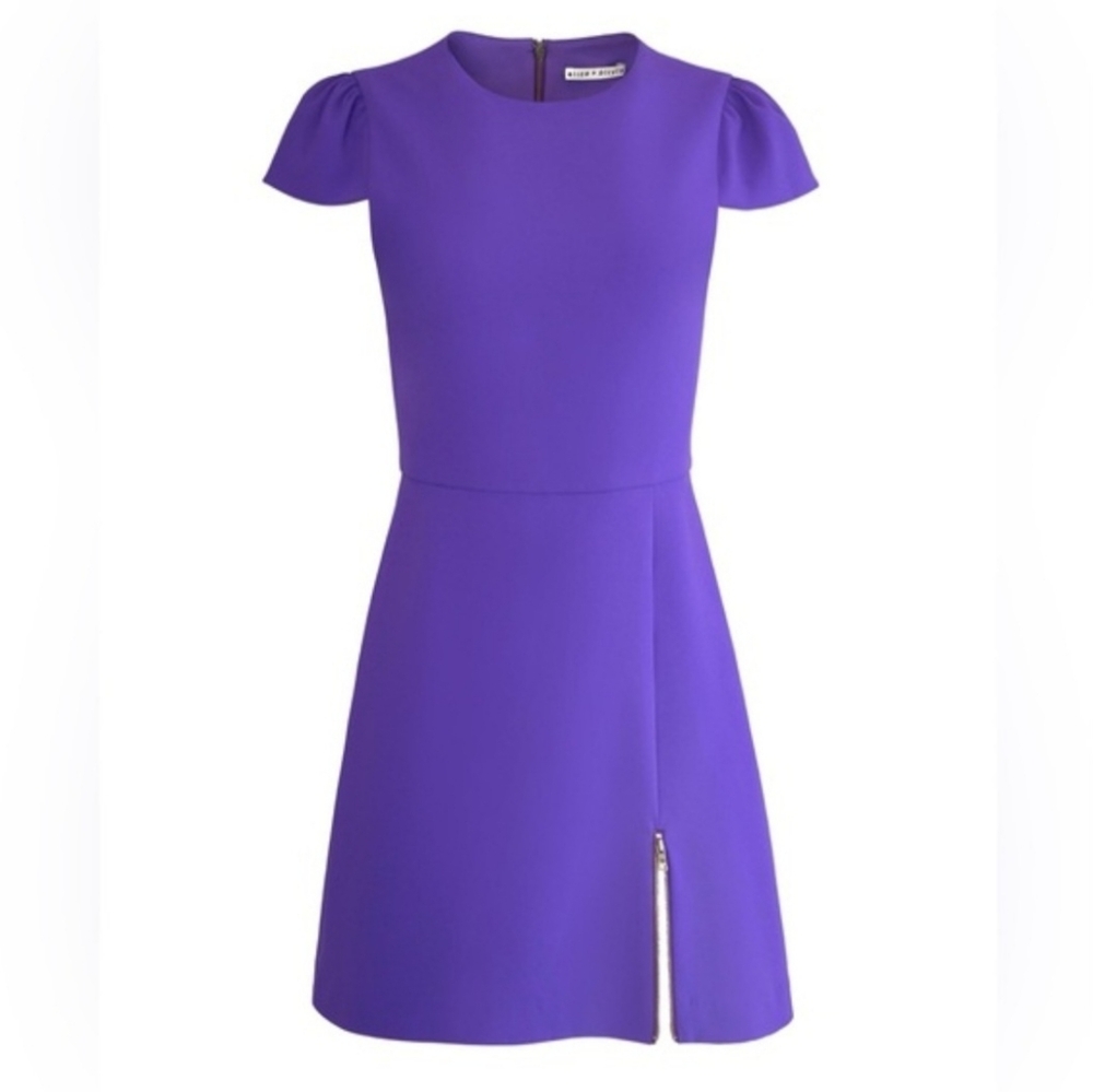 Alice + Olivia Purple Mini Dress